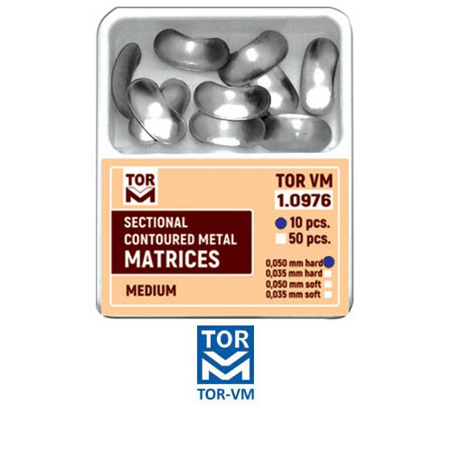 نوار سکشنال ساده TORVM در حال استفاده با یک رینگ جداسازی و وج برای ترمیم کلاس II