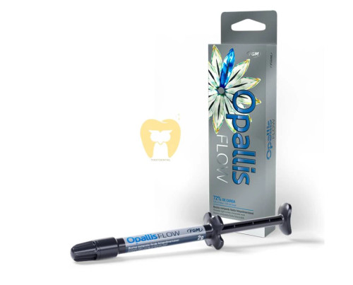 سرنگهای کامپوزیت فلو Opallis Flow با نوکهای ظریف.